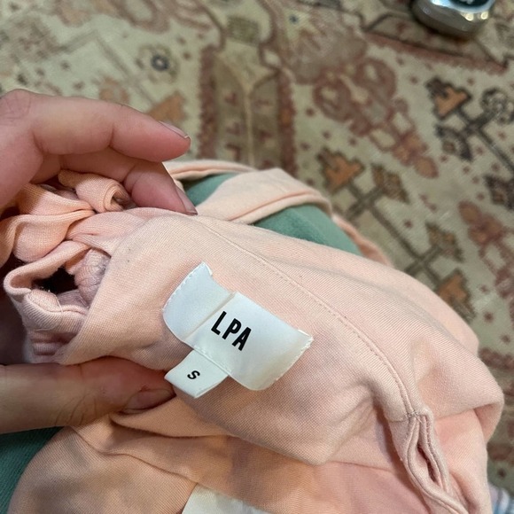 LPA revolve pink bandeau tie top size small - Picture 2 of 5